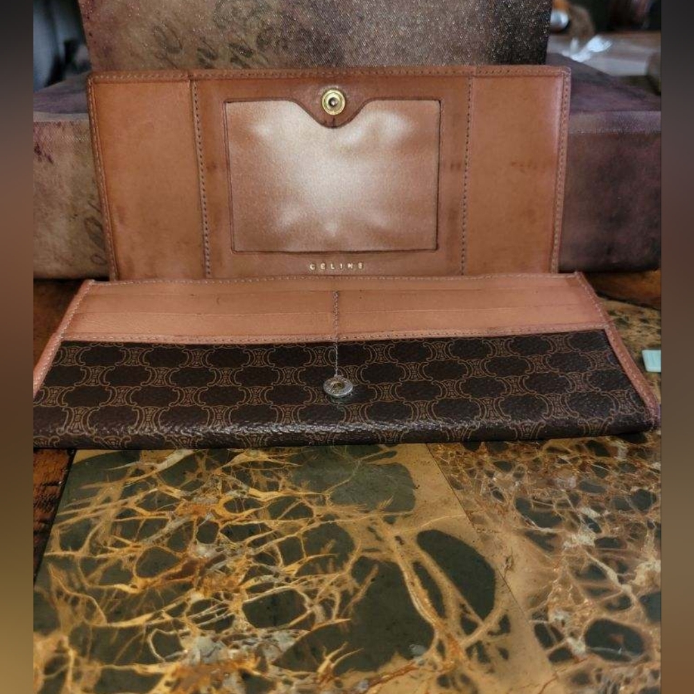 Celine wallet with triophe print - Picture 2 of 9